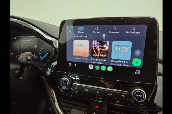Ford Fiesta Occasion 1.0 EcoBoost Titanium met cruisecontrol en carplay radio | Tweedehands Ford Fiesta antracietgrijs | Navi | 6V