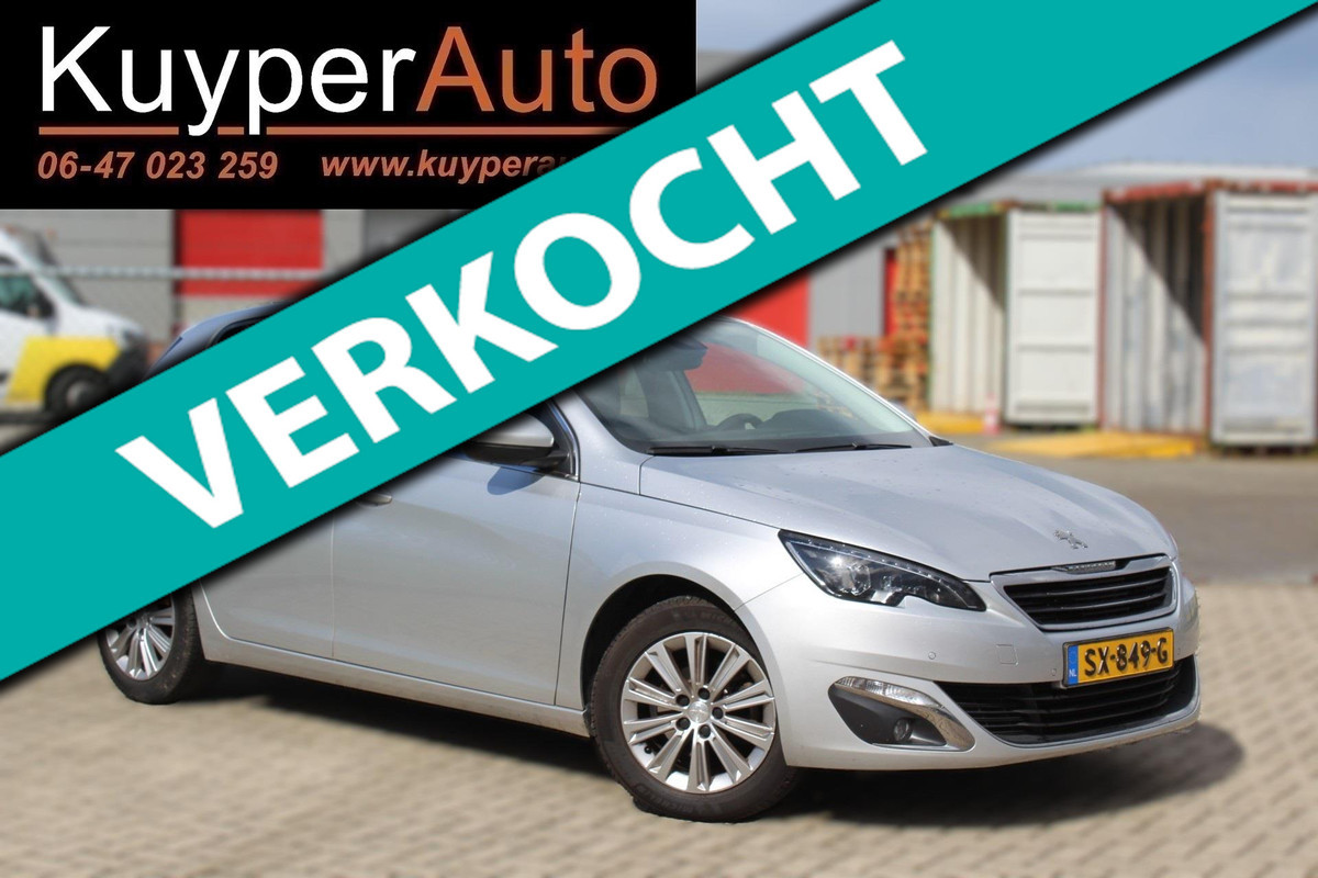 Peugeot 308 1.2 PureTech Blue Lease GT-line camera multimedia vol opties dealer onderhouden Peugeot 308 1.2 PureTech Blue Lease GT-line camera multimedia vol opties dealer onderhouden