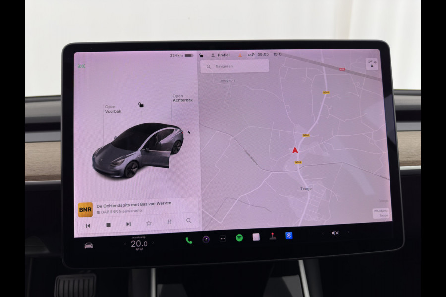 Tesla Model 3 Long Range AWD 75 kWh [ 3-Fase ] {SOH-89%} (INCL-BTW) Aut. *PANO | AUTO-PILOT | LUXURY-LEATHER | KEYLESS | FULL-LED | MEMORY-PACK | SURROUND-VIEW | DAB | CARPLAY | DIGI-COCKPIT | LANE-ASSIST | COMFORT-SEATS | TOWBAR | 18"ALU*