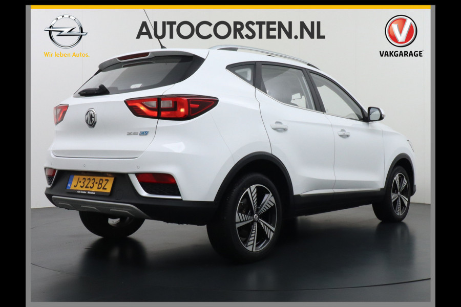 MG MG ZS GERSERVEERD EV Luxury 45kWh Leer+elektr. Pano-dak Adaptive-Cr. Camera Navi Airco Apple Carplay Android Auto Stoelverwarming Lmv 17" DAB+ MG Pilot Lane Assist Bluetooth Led 1e Eigenaar Origineel Nederlandse Auto