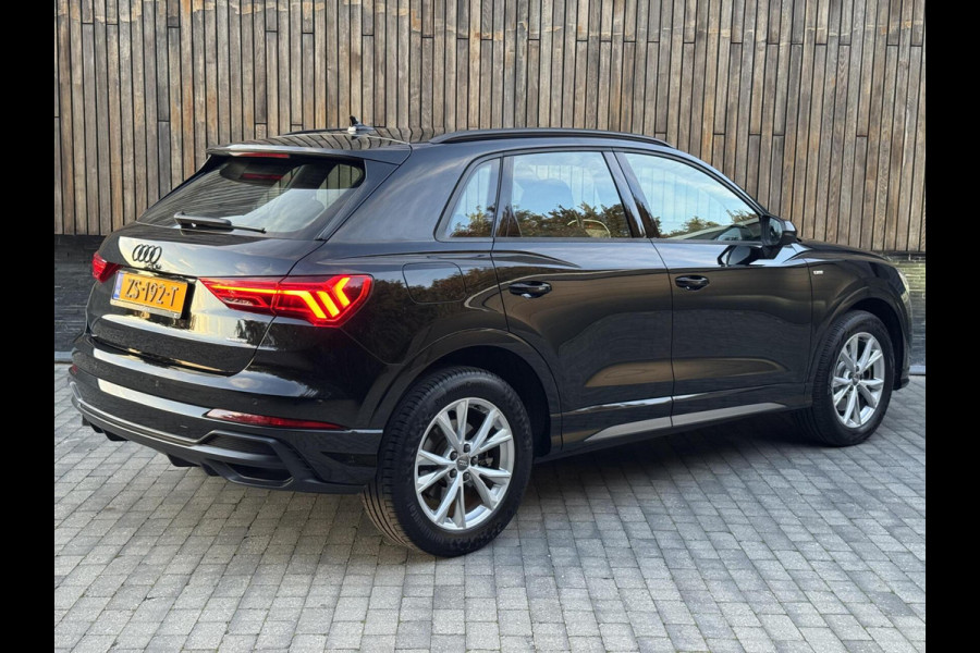 Audi Q3 40 TFSI quattro S Line Automaat | Leren bekleding | Stoelverwarming | Climate control | Cruise control | Lane assist & dode hoek Audi Q3 40 TFSI quattro S Line Automaat | Leren bekleding | Stoelverwarming | Climate control | Cruise control | Lane assist & dode hoek