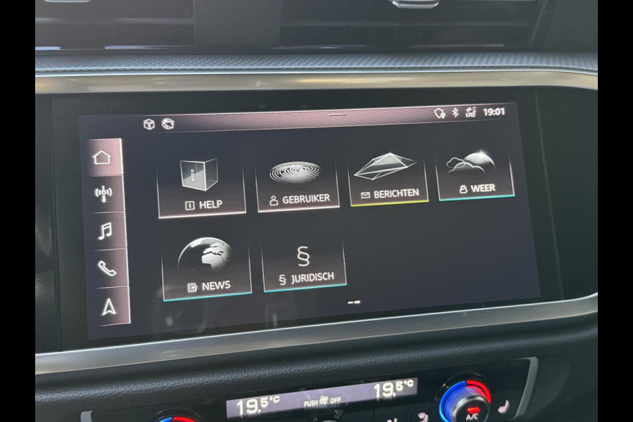 Audi Q3 40 TFSI quattro S Line Automaat | Leren bekleding | Stoelverwarming | Climate control | Cruise control | Lane assist & dode hoek Audi Q3 40 TFSI quattro S Line Automaat | Leren bekleding | Stoelverwarming | Climate control | Cruise control | Lane assist & dode hoek