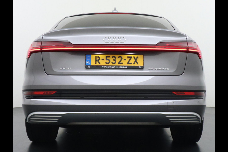 Audi e-tron Sportback 55 quattro Advanced edition 95 kWh | RIJKLAARPRIJS INCL. 12MND BOVAG | ADD. CRUISE CONTROL | CAMERA | LEDER