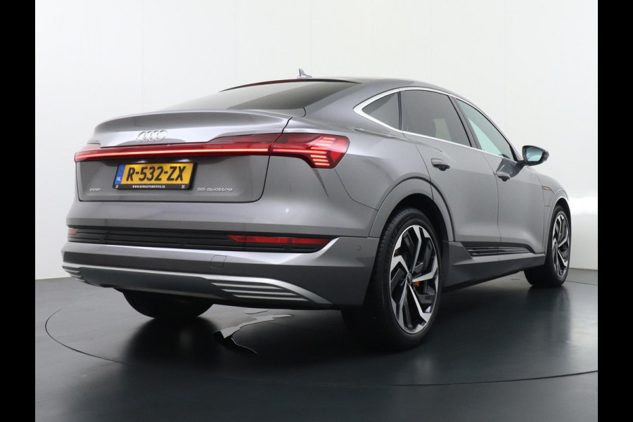 Audi e-tron Sportback 55 quattro Advanced edition 95 kWh | RIJKLAARPRIJS INCL. 12MND BOVAG | ADD. CRUISE CONTROL | CAMERA | LEDER