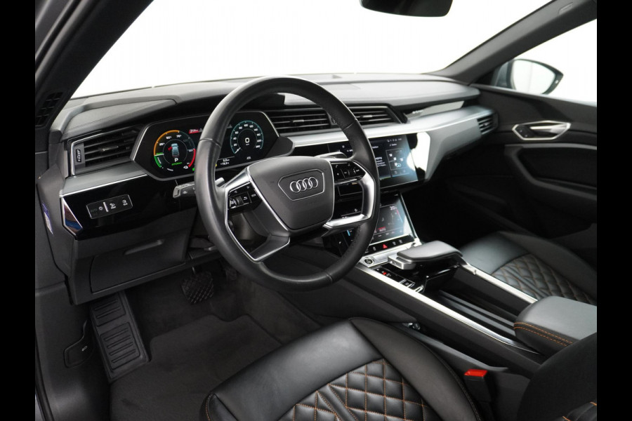 Audi e-tron Sportback 55 quattro Advanced edition 95 kWh | RIJKLAARPRIJS INCL. 12MND BOVAG | ADD. CRUISE CONTROL | CAMERA | LEDER