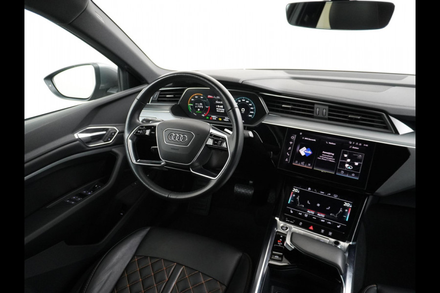 Audi e-tron Sportback 55 quattro Advanced edition 95 kWh | RIJKLAARPRIJS INCL. 12MND BOVAG | ADD. CRUISE CONTROL | CAMERA | LEDER