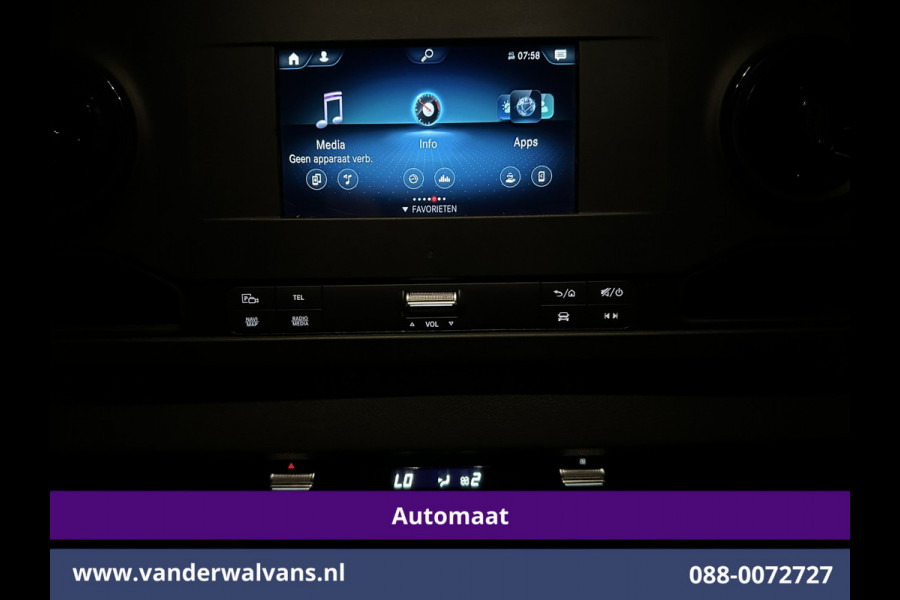 Mercedes-Benz Sprinter 316 CDI 163pk Automaat L2H2 Euro6 Airco | Camera | Navigatie | Apple Carplay | Android Auto Cruisecontrol, Chauffeursstoel, Stoelverwarming, Parkeersensoren, Bijrijdersbank