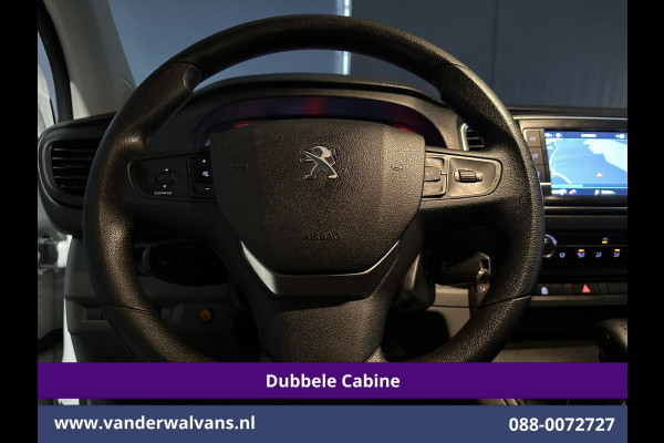 Peugeot Expert 2.0 BlueHDI 123pk L3H1 Dubbele Cabine Euro6 Airco | 6-Zits | Navigatie | 2500kg Trekhaak Apple Carplay, Android Auto, Cruisecontrol, Parkeersensoren, Bijrijdersbank