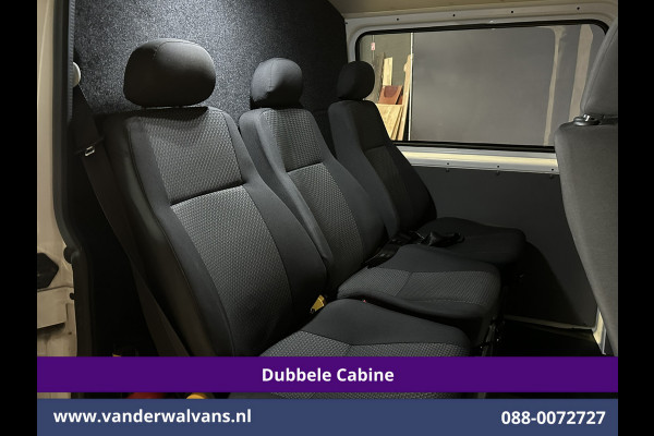 Volkswagen Transporter 2.0 TDI L2H1 Dubbele Cabine Euro6 Airco | 2200kg Trekhaak | Apple Carplay Cruisecontrol, Android Auto, 5-Zits, Parkeersensoren
