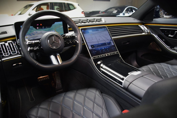 Mercedes-Benz S-Klasse 580 e 4MATIC Lang AMG Line Panoramadak|Org.NL|Dealer Onderhouden|BTW|Achterass-besturing