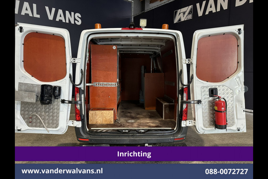 Mercedes-Benz Sprinter 316 CDI 163pk 3500kg Trekhaak L2H1 inrichting Euro6 Airco | Camera | Apple Carplay | Android Auto Cruisecontrol, Parkeersensoren Mercedes-Benz Sprinter 316 CDI 163pk 3500kg Trekhaak L2H1 inrichting Euro6 Airco | Camera | Apple Carplay | Android Auto Cruisecontrol, Parkeersensoren