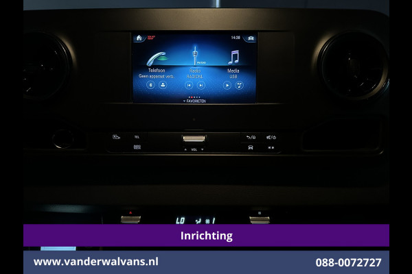 Mercedes-Benz Sprinter 316 CDI 163pk 3500kg Trekhaak L2H1 inrichting Euro6 Airco | Camera | Apple Carplay | Android Auto Cruisecontrol, Parkeersensoren Mercedes-Benz Sprinter 316 CDI 163pk 3500kg Trekhaak L2H1 inrichting Euro6 Airco | Camera | Apple Carplay | Android Auto Cruisecontrol, Parkeersensoren