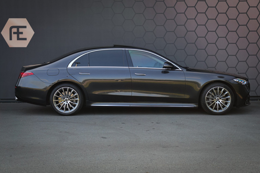 Mercedes-Benz S-Klasse 500 4MATIC Lang AMG Line | BURMESTER HIGH END 4D | ADAPTIVE CRUISE CONTROL | ACHTERASBESTURING | STOELVERARMING & VERKOELING & M LANG