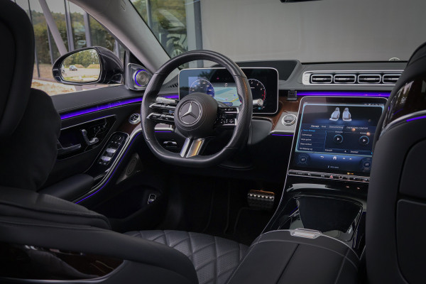 Mercedes-Benz S-Klasse 500 4MATIC Lang AMG Line | BURMESTER HIGH END 4D | ADAPTIVE CRUISE CONTROL | ACHTERASBESTURING | STOELVERARMING & VERKOELING & M LANG