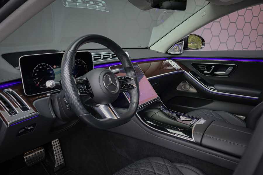 Mercedes-Benz S-Klasse 500 4MATIC Lang AMG Line | BURMESTER HIGH END 4D | ADAPTIVE CRUISE CONTROL | ACHTERASBESTURING | STOELVERARMING & VERKOELING & M LANG
