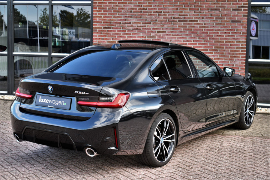 BMW 3-serie 330e M-Sport Pano ACC H/K 360 HUD 19inch El-zetels