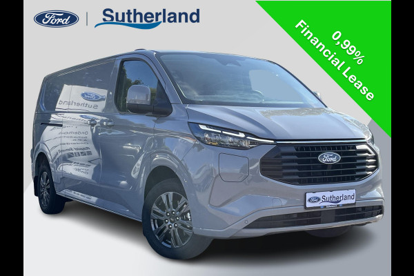 Ford Transit Custom 320 2.5 PHEV L2H1 Limited | 0,99% Renteactie | SCI | 233pk | Driver Assistance pack Premium | Wegklapbare Trekhaak | Verwarmd Stuurwiel | 17 inch Licht metalen Velgen | B&O Speakers