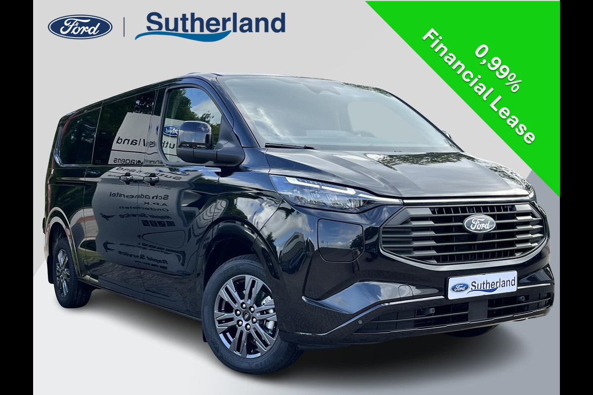 Ford Transit Custom 320 2.5 PHEV L2H1 Limited DC | SCI | 233pk | 0,99% Renteactie! | Dubbele Cabine | Dubbele zijschuifdeur | 12-weg verstel- en verwarmbare AGR Stoelen | Inklapbare trekhaak | 17 inch lichtmetalen velgen | Driver Assistance Pack Premium | Verwarmbaar stuurwiel | Bekleding zijwand en achterdeuren (volledig) | PRIJS EX. BTW INCL. BPM Ford Transit Custom 320 2.5 PHEV L2H1 Limited DC | SCI | 233pk | 0,99% Renteactie! | Dubbele Cabine | Dubbele zijschuifdeur | 12-weg verstel- en verwarmbare AGR Stoelen | Inklapbare trekhaak | 17 inch lichtmetalen velgen | Driver Assistance Pack Premium | Verwarmbaar stuurwiel | Bekleding zijwand en achterdeuren (volledig) | PRIJS EX. BTW INCL. BPM