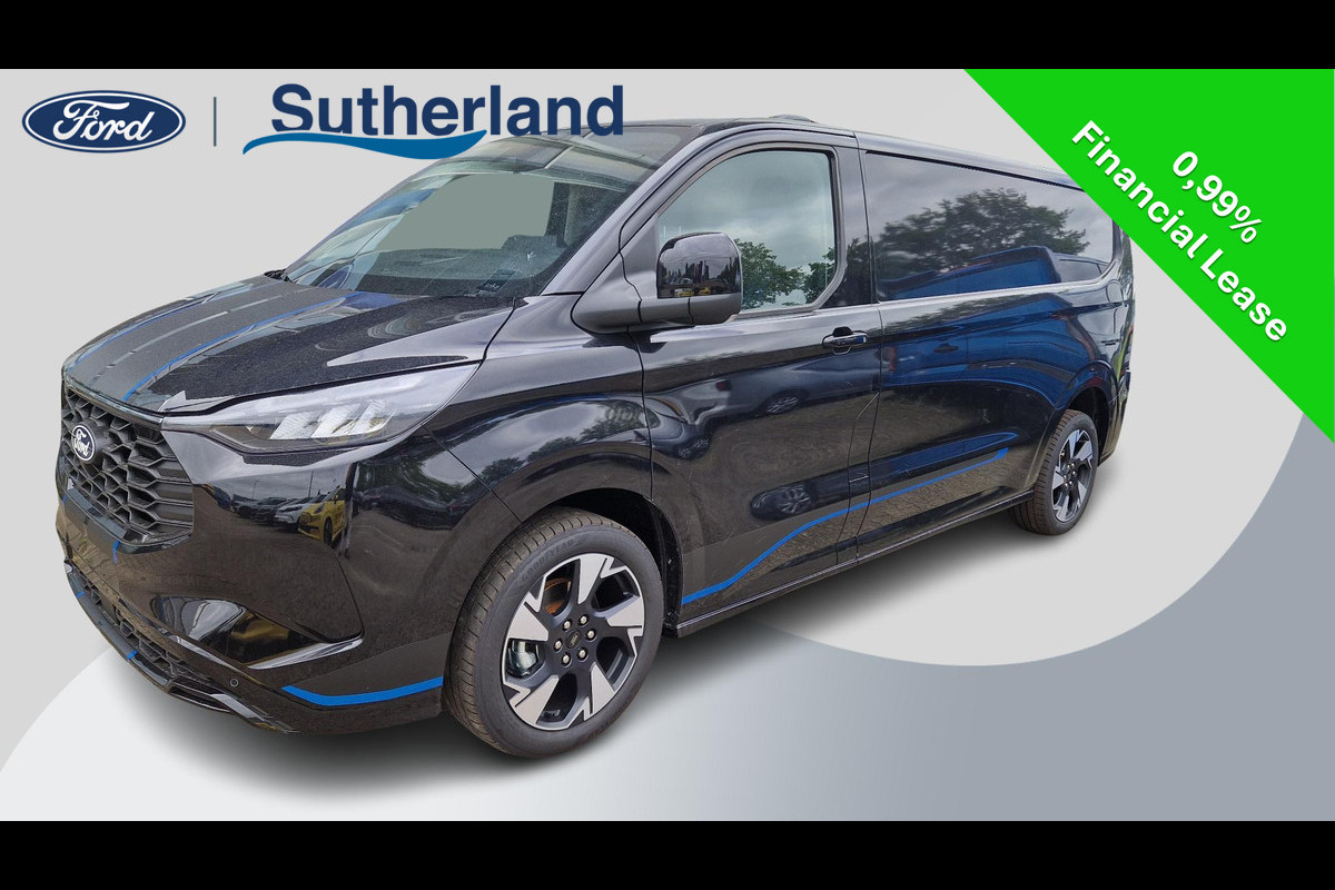 Ford Transit Custom 320 2.5 PHEV L2H1 Sport 233pk | 0,99% Renteactie | Inklapbare trekhaak | 19 inch lichtmetalen Sport velgen (mat zwart) | Verwarmbaar stuurwiel | Navigatie systeem | B&O speakers Ford Transit Custom 320 2.5 PHEV L2H1 Sport 233pk | 0,99% Renteactie | Inklapbare trekhaak | 19 inch lichtmetalen Sport velgen (mat zwart) | Verwarmbaar stuurwiel | Navigatie systeem | B&O speakers