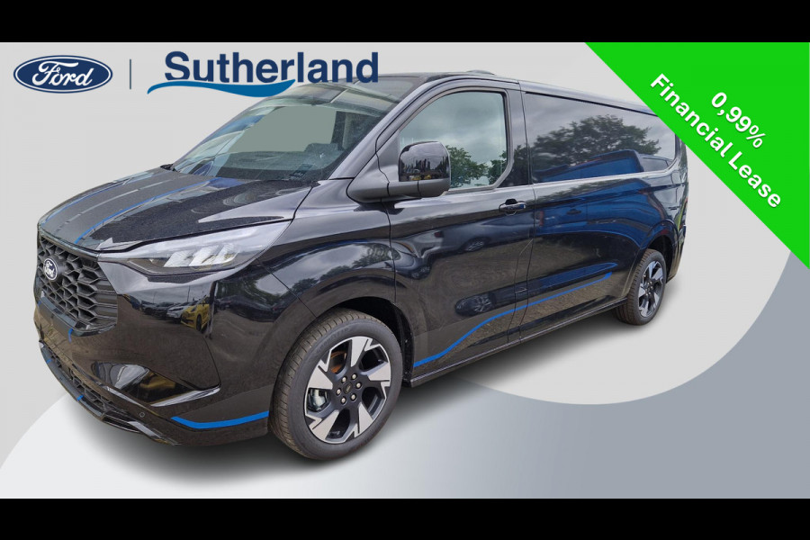 Ford Transit Custom 320 2.5 PHEV L2H1 Sport 233pk | 0,99% Renteactie | Inklapbare trekhaak | 19 inch lichtmetalen Sport velgen (mat zwart) | Verwarmbaar stuurwiel  | Navigatie systeem | B&O speakers