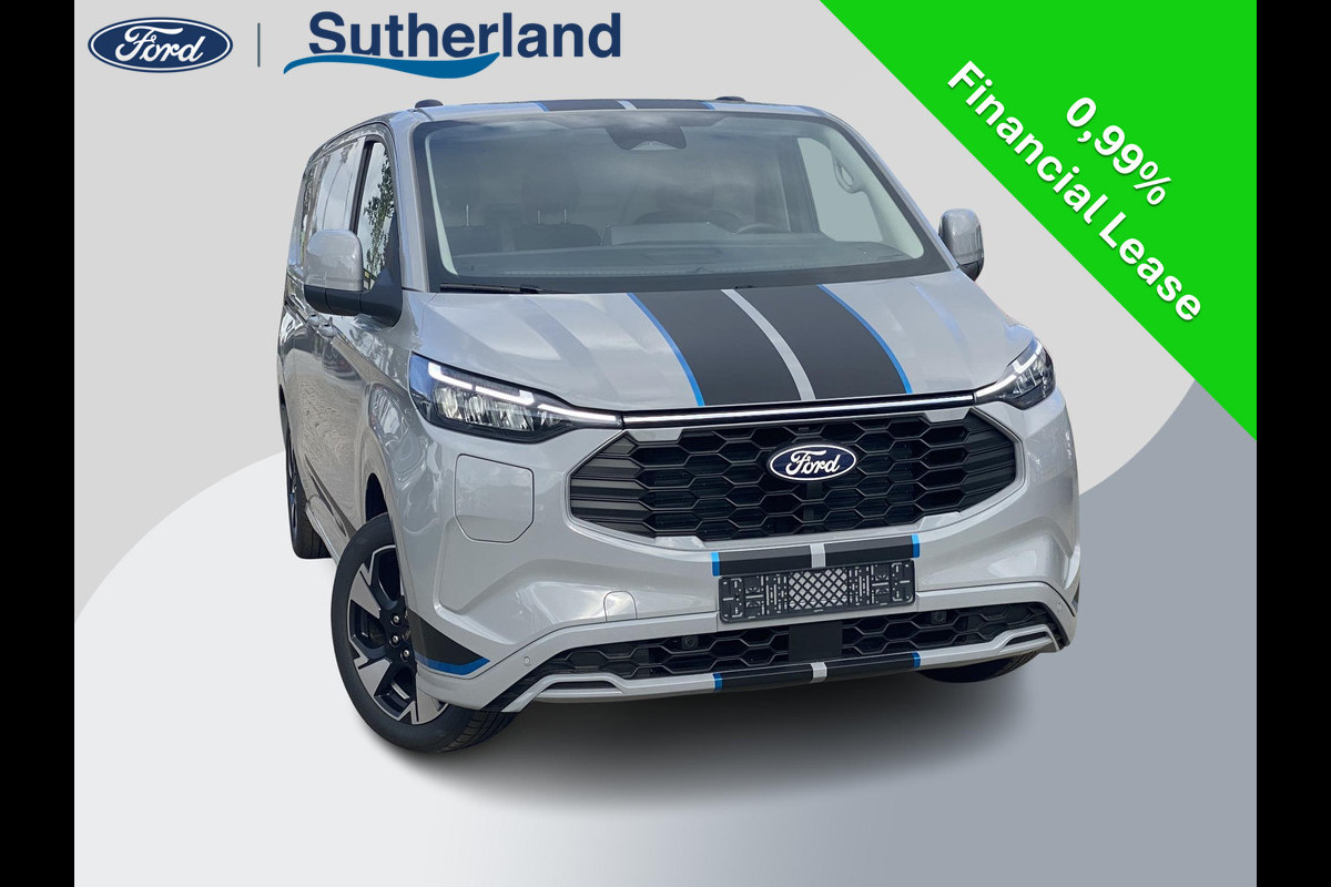 Ford Transit Custom 320 2.5 PHEV L2H1 Sport Zuid | 233pk | 0,99% Renteactie! | Inklapbare trekhaak | 19 inch lichtmetalen Sport velgen (mat zwart) | Verwarmbaar stuurwiel | Navigatie systeem | B&O speakers Ford Transit Custom 320 2.5 PHEV L2H1 Sport Zuid | 233pk | 0,99% Renteactie! | Inklapbare trekhaak | 19 inch lichtmetalen Sport velgen (mat zwart) | Verwarmbaar stuurwiel | Navigatie systeem | B&O speakers