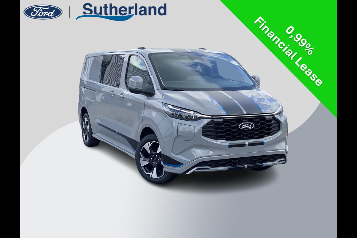Ford Transit Custom 320 2.5 PHEV L2H1 Sport DC 233pk | 0,99% Renteactie! | Zuid | Dubbele Cabine | Dubbele zijschuifdeur | Inklapbare trekhaak | 19 inch lichtmetalen Sport velgen (mat zwart) | Verwarmbaar stuurwiel | Navigatie systeem Ford Transit Custom 320 2.5 PHEV L2H1 Sport DC 233pk | 0,99% Renteactie! | Zuid | Dubbele Cabine | Dubbele zijschuifdeur | Inklapbare trekhaak | 19 inch lichtmetalen Sport velgen (mat zwart) | Verwarmbaar stuurwiel | Navigatie systeem