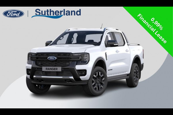 Ford Ranger 2.3 PHEV Wildtrak Double Cab 281pk | 0,99% Renteactie | 5 persoons! | Technology Pack Plus Trailer | Cargo Area Pack | Power Rollertop | Prijs excl. BTW incl. BPM | laadkabel mode 3 16A