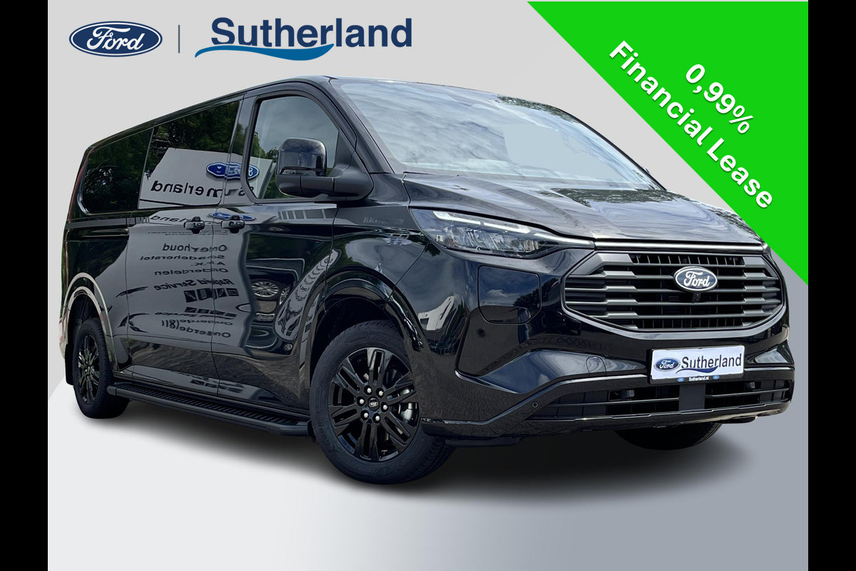 Ford Transit Custom 320 2.5 PHEV L2H1 Black Platinum DC Prijs is excl. BTW EN BPM | SCI | 233pk | Netto bijtelling 2025 vanaf 461,- per maand! | Driver Assistance Pack Ultimate | Dubbele Zijschuifdeuren | Ford Voorraad Ford Transit Custom 320 2.5 PHEV L2H1 Black Platinum DC Prijs is excl. BTW EN BPM | SCI | 233pk | Netto bijtelling 2025 vanaf 461,- per maand! | Driver Assistance Pack Ultimate | Dubbele Zijschuifdeuren | Ford Voorraad
