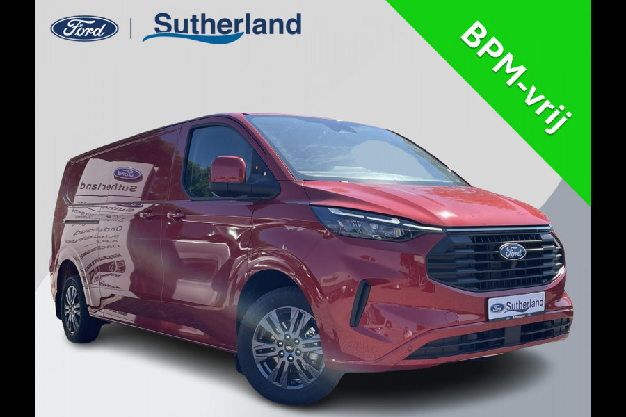Ford Transit Custom 320 2.0 TDCI L2H1 Limited Nieuw | SCI | 136pk | 17 inch lichtmetalen velgen | Adaptive cruise control | Dodehoeksensoren | Verwarmbaar stuurwiel | Draadloos opladen | Stoel-bank Ford Transit Custom 320 2.0 TDCI L2H1 Limited Nieuw | SCI | 136pk | 17 inch lichtmetalen velgen | Adaptive cruise control | Dodehoeksensoren | Verwarmbaar stuurwiel | Draadloos opladen | Stoel-bank
