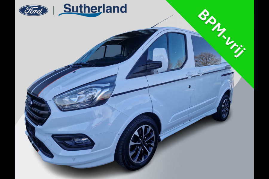 Ford Transit Custom 310 2.0 TDCi EcoBlue 310 L1 Sport Dubbele Cabine | 170pk Automaat | DC | Achteruitrijcamera | 2 schuifdeuren | Stoelverwarming | Zeer netjes! Ford Transit Custom 310 2.0 TDCi EcoBlue 310 L1 Sport Dubbele Cabine | 170pk Automaat | DC | Achteruitrijcamera | 2 schuifdeuren | Stoelverwarming | Zeer netjes!