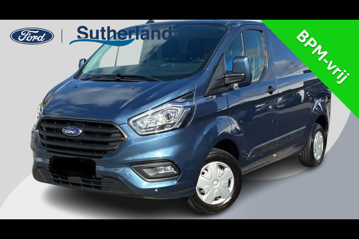 Ford Transit Custom 300 2.0 TDCI L2H1 Trend 130pk SCI | Automaat | Driver Assistance Pack Premium | Navigatiesysteem | Camera| Reservewiel | Chrome Blue Metallic Ford Transit Custom 300 2.0 TDCI L2H1 Trend 130pk SCI | Automaat | Driver Assistance Pack Premium | Navigatiesysteem | Camera| Reservewiel | Chrome Blue Metallic
