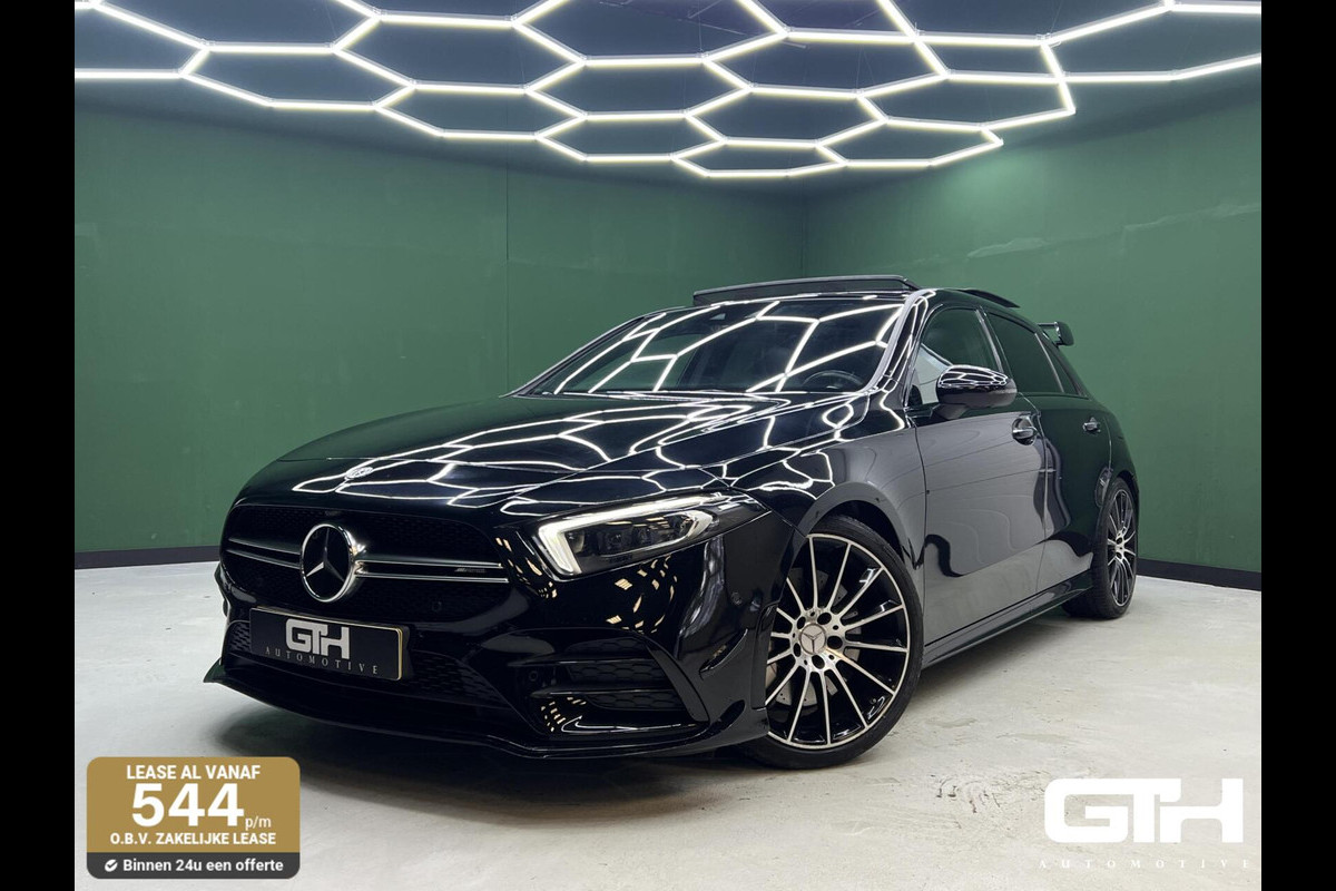 Mercedes-Benz A-Klasse AMG 35 4MATIC Memory | Pano | Sfeer | 360 Mercedes-Benz A-Klasse AMG 35 4MATIC Memory | Pano | Sfeer | 360