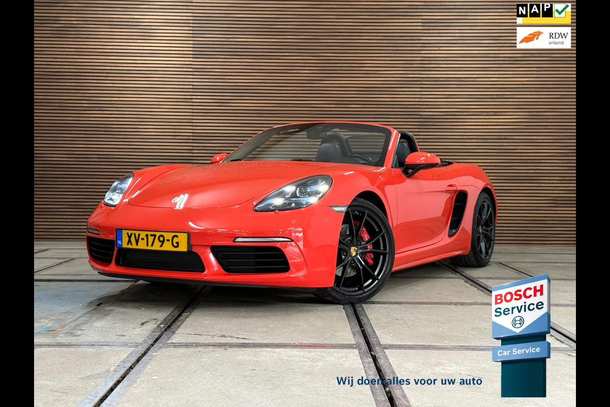 Porsche 718 Boxster S 2.5 PDK | Sport Chrono | PDLS+ | Carbon Pakket | Burmester | Sportstoelen 18-weg | PTV | PASM | DAB+|
