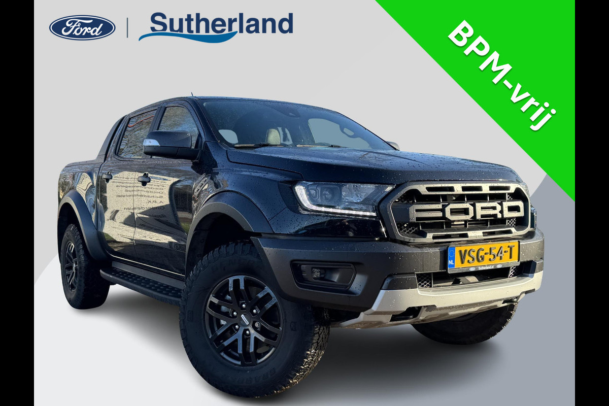 Ford Ranger 2.0 EcoBlue Raptor 213pk SCI Automaat | Trekhaak | Achteruitrijcamera | Stoelverwarming | Rollertop Ford Ranger 2.0 EcoBlue Raptor 213pk SCI Automaat | Trekhaak | Achteruitrijcamera | Stoelverwarming | Rollertop
