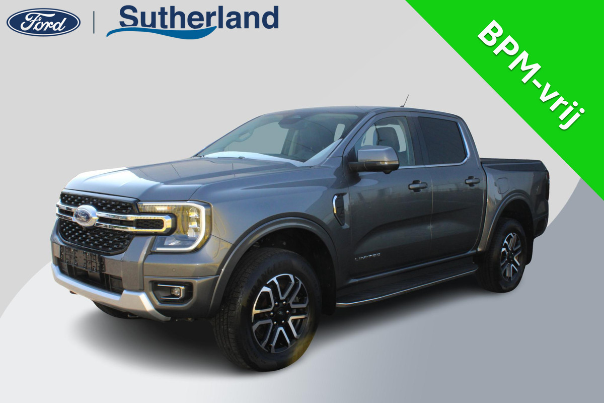 Ford Ranger 2.0 EcoBlue Limited 4WD | Navigatie | Camera | Stoelverwarming | 3.500kg trekgewicht | 2-zitter Ford Ranger 2.0 EcoBlue Limited 4WD | Navigatie | Camera | Stoelverwarming | 3.500kg trekgewicht | 2-zitter