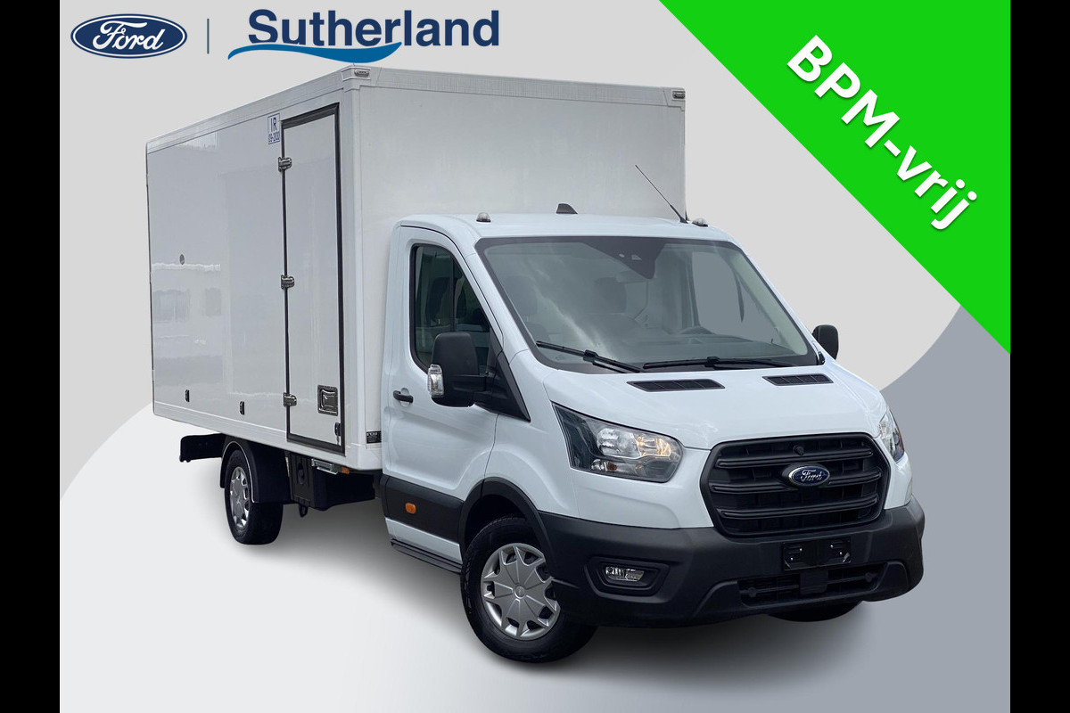 Ford Transit 350 2.0 TDCI L4H1 Trend RWD | 130pk | Zuid | Geïsoleerde Bakwagen! | Zijdeur | Deuren achter | Airco | Cruise control | BPM VRIJ Ford Transit 350 2.0 TDCI L4H1 Trend RWD | 130pk | Zuid | Geïsoleerde Bakwagen! | Zijdeur | Deuren achter | Airco | Cruise control | BPM VRIJ