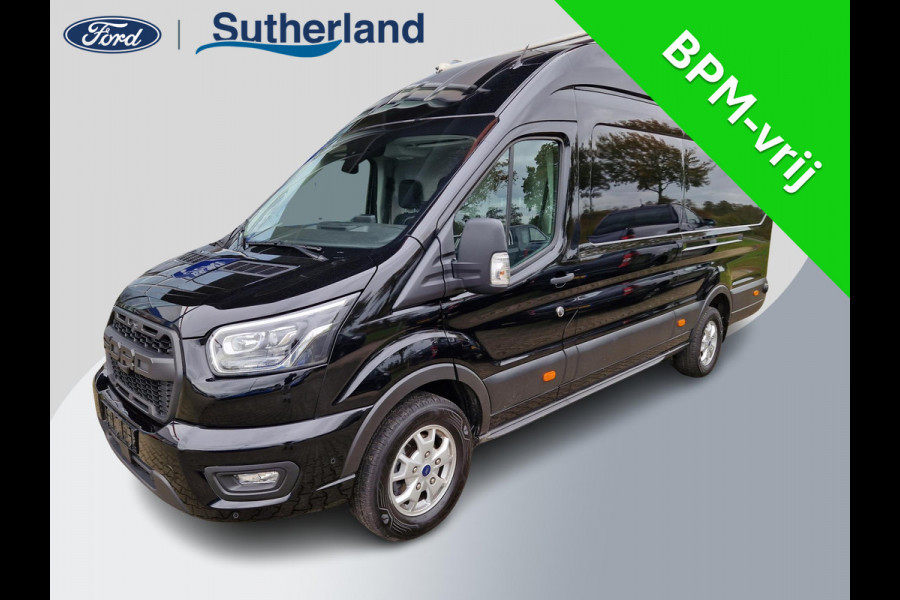 Ford Transit 350 2.0 TDCI L4H3 Limited RWD | 170PK Automaat | Trekhaak | Imperiaal + Ladderrol | Automaat | Cruise Control | Airco |