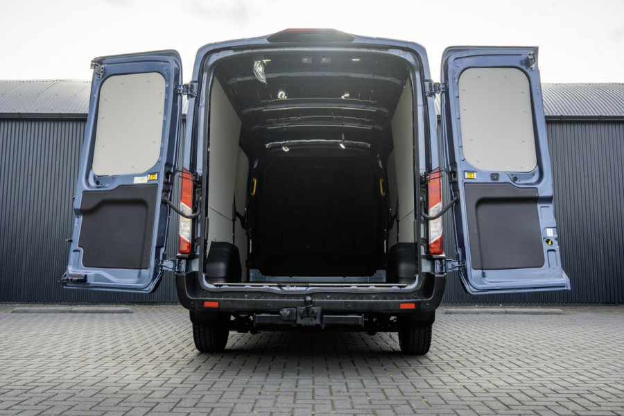 Ford Transit 350 TDCI | L3H2 | Limited | LED | Camera | 12" Display | CarPlay | Navi | Zijschuifdeur R+L | Cruise | Climate | PDC | Eco | Eur