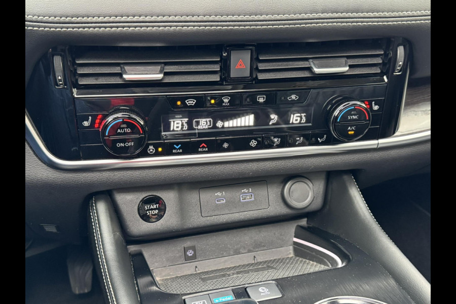 Nissan X-Trail 1.5 e-4orce Tekna Plus 4WD Adaptive cruise Climate control Stoelverwarming v/a Stuurverwarming Pano Apple / Android