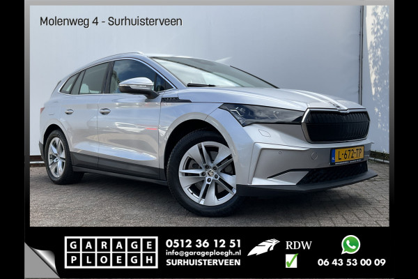 Škoda ENYAQ iV 80 Trekhaak Stoel/Stuurverw Carplay Warmtepomp Trekhaak 100% Elektrisch NL-Auto!
