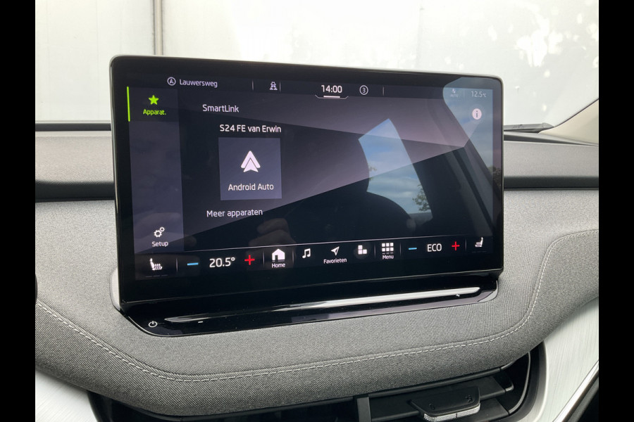 Škoda ENYAQ iV 80 Trekhaak Stoel/Stuurverw Carplay Warmtepomp Trekhaak 100% Elektrisch NL-Auto!