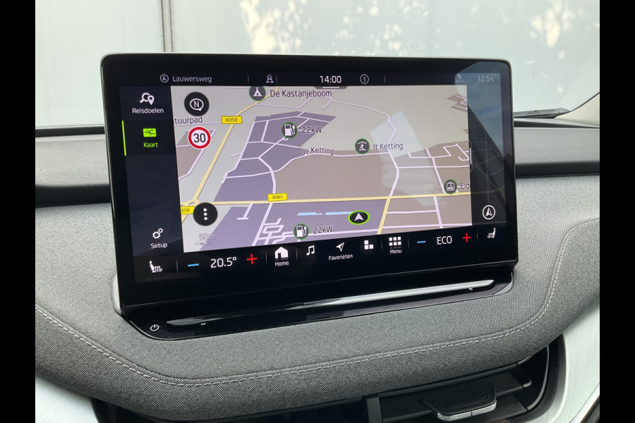 Škoda ENYAQ iV 80 Trekhaak Stoel/Stuurverw Carplay Warmtepomp Trekhaak 100% Elektrisch NL-Auto!