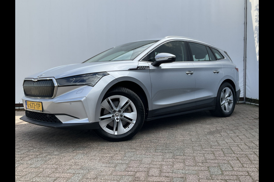 Škoda ENYAQ iV 80 Trekhaak Stoel/Stuurverw Carplay Warmtepomp Trekhaak 100% Elektrisch NL-Auto!
