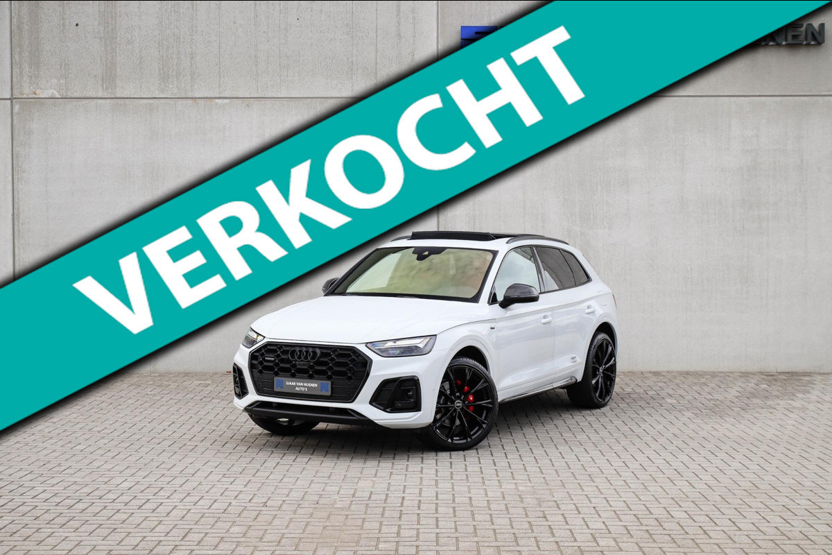 Audi Q5 50TFSI e Quattro Competition Pro Line S S-Line 299pk Automaat! 1e|Panoramadak|Virtual Cockpit|LED Matrix|360 Camera|Black Audi Q5 50TFSI e Quattro Competition Pro Line S S-Line 299pk Automaat! 1e|Panoramadak|Virtual Cockpit|LED Matrix|360 Camera|Black