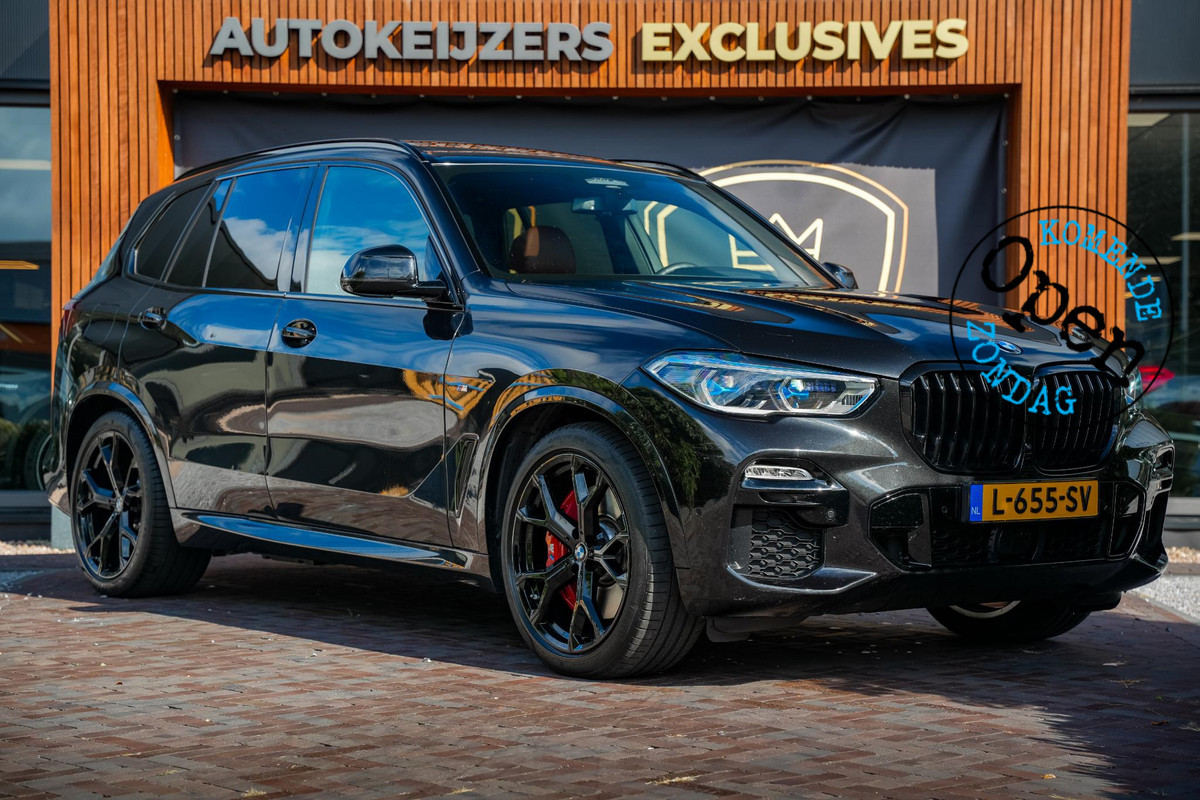 BMW X5 xDrive45e High Executive M Pakket Panoramadak Adapt. Cruise HUD Carbon Luxe Leder 21''LM BMW X5 xDrive45e High Executive M Pakket Panoramadak Adapt. Cruise HUD Carbon Luxe Leder 21''LM