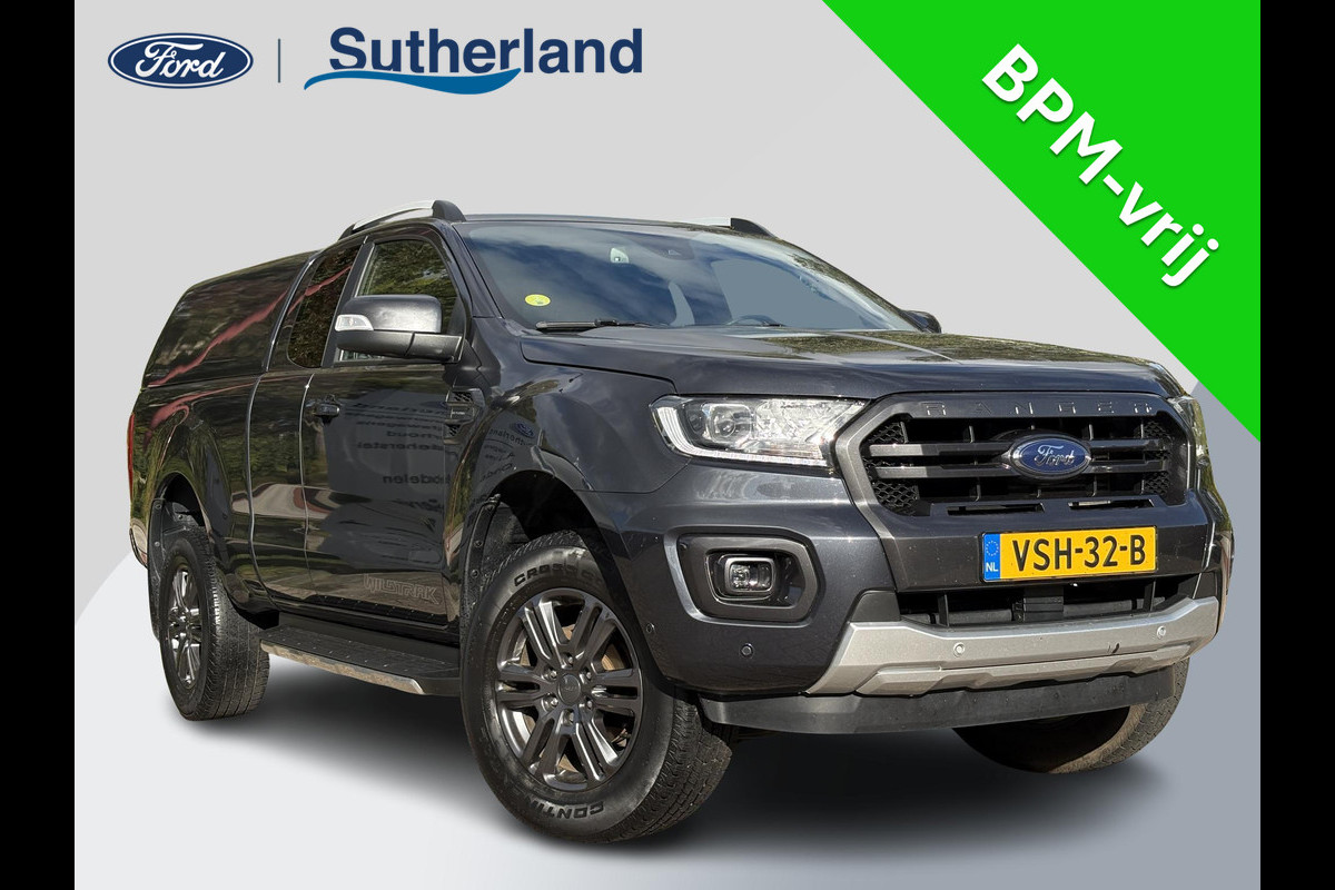 Ford Ranger 2.0 EcoBlue Wildtrak Supercab | SCI | 214pk Automaat | 3.500kg Trekgewicht | Dichte Opbouw | Lederen Bekleding | Adaptieve Cruise | Dealer onderhouden Ford Ranger 2.0 EcoBlue Wildtrak Supercab | SCI | 214pk Automaat | 3.500kg Trekgewicht | Dichte Opbouw | Lederen Bekleding | Adaptieve Cruise | Dealer onderhouden