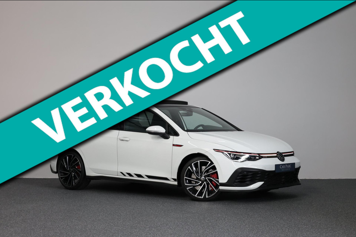 Volkswagen Golf 2.0 TSI GTI Clubsport 301+PK LED+IQ/PANO/HALF LEER+ALCANTARA+S.VERWARMING/19"/CAM/LINE/ACC/ECC/12 MND GARANTIE!