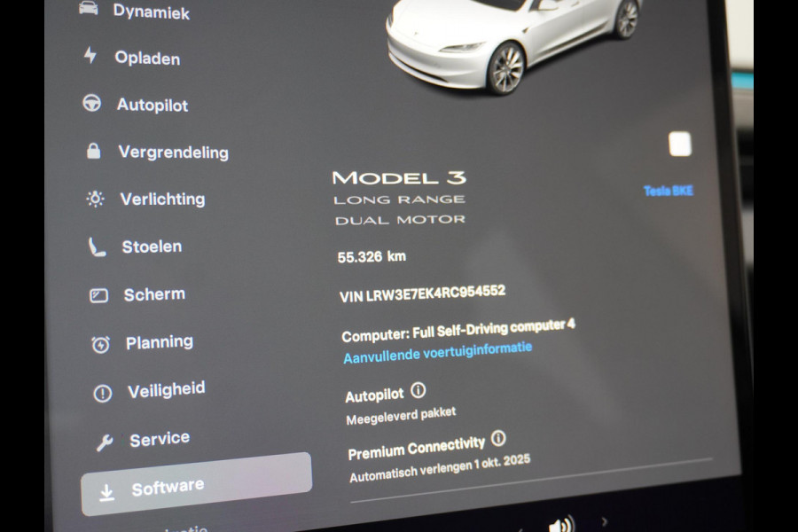 Tesla Model 3 Long Range AWD 78 kWh 1e Eigenaar | Origineel NL | BTW-Verrekenbaar | Fabrieksgarantie t/m 2027|