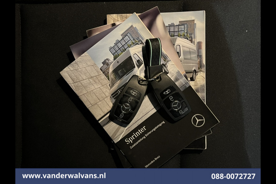 Mercedes-Benz Sprinter 316 CDI 163pk L2H2 Euro6 Airco | 360 graden Camera | Apple Carplay | Cruisecontrol Android Auto, Chauffeursstoel, Trekhaak, Parkeersensoren, Bijrijdersbank