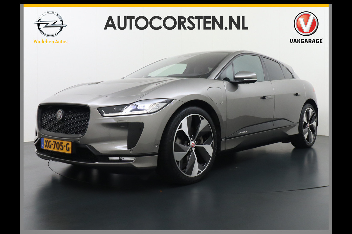Jaguar I-PACE EV400 First Edition HSE 90kWh AWD Luchtvering Meridian®-Surround Audio Leder Memory Panoramadak 360°Camera Adap.Cruise Apple Car Lmv 22" DAB Bluetooth Led Stuur-Stoel-Achterbank-Voorruitverwarming Elek.Achterklep Zeer compleet, nieuwprijs €107.035 Origineel Nederlandse Auto Jaguar I-PACE EV400 First Edition HSE 90kWh AWD Luchtvering Meridian®-Surround Audio Leder Memory Panoramadak 360°Camera Adap.Cruise Apple Car Lmv 22" DAB Bluetooth Led Stuur-Stoel-Achterbank-Voorruitverwarming Elek.Achterklep Zeer compleet, nieuwprijs €107.035 Origineel Nederlandse Auto